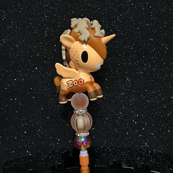 Hand Crafted beaded lead pencil with Tokidoki topper - Picture 4 of 4